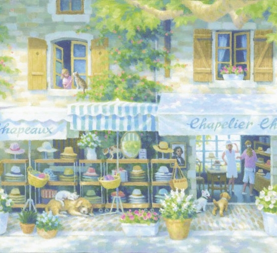 笹倉鉄平の絵画作品　タイトルは、シャペルリー　la_chapellerie